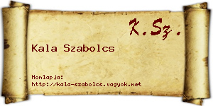 Kala Szabolcs névjegykártya
